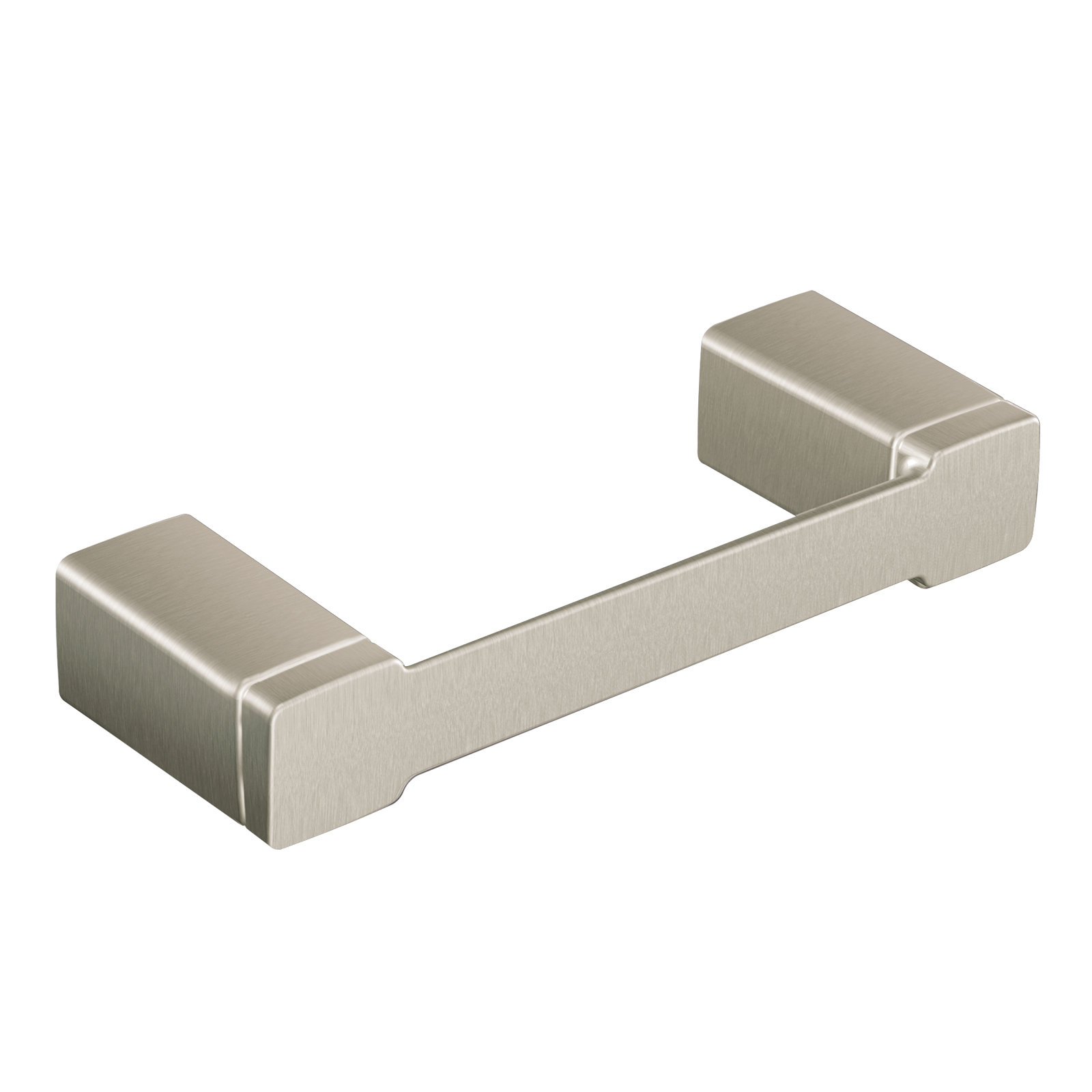 90 Degree Wall Mount Toilet Paper Holder, Brushed Nickel