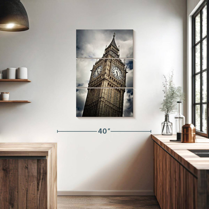 Lilie Big Ben Vignette, 38" H x 24" W