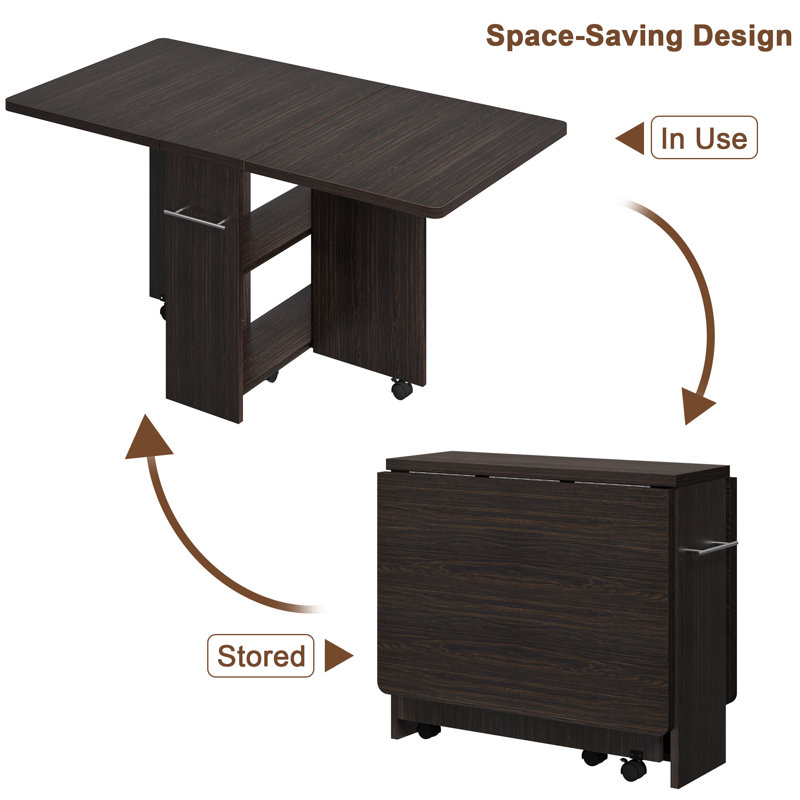 120cm Folding Table, Black