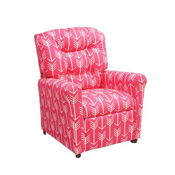 Fauteuil inclinable flèche pour enfants Copley, Rose