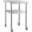 Table de préparation en acier inoxydable, 24 x 24 x 36 pouces, capacité de charge de 600 lb
