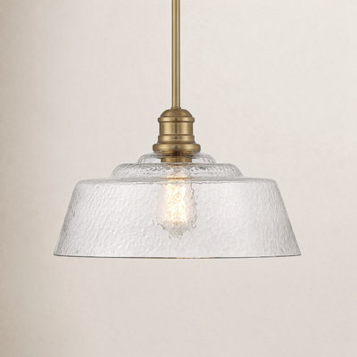Lindholm Single Light Glass Dimmable Pendant