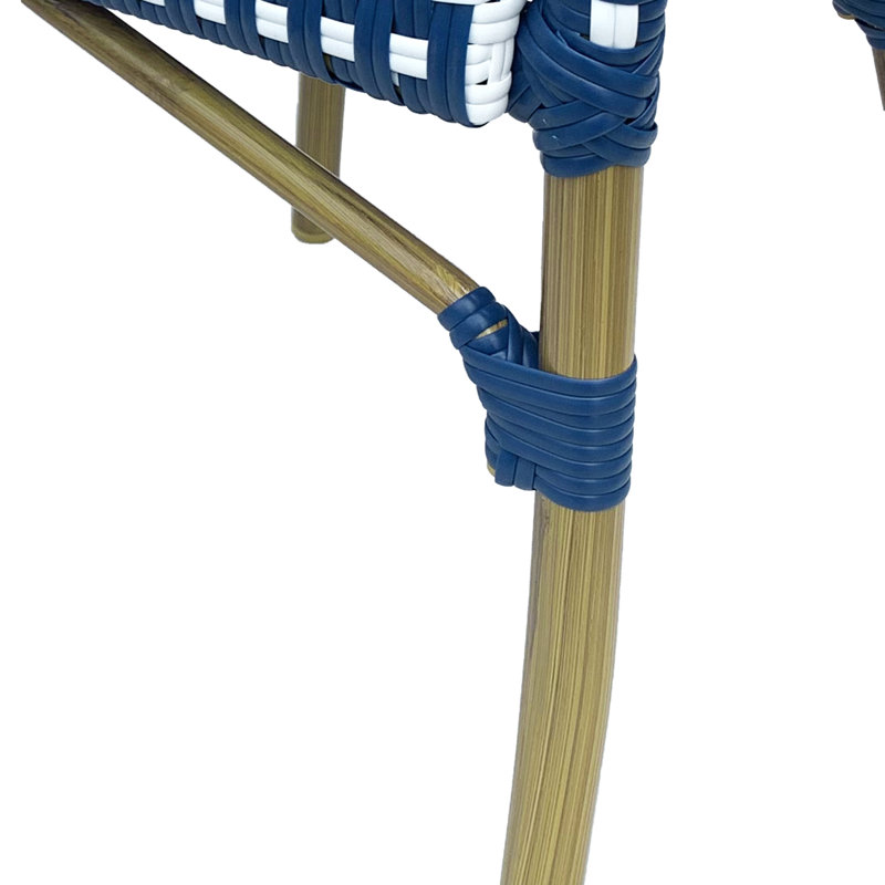 Fauteuils de salle à manger Alhareth, Bleu marine