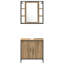 Bathroom Vanity Units 33 X 33 X 185.5 Cm Engineered Wood-123701088