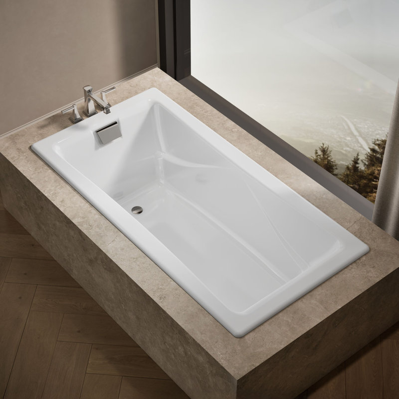 Baignoire de trempage 72 po. X 36 po. Tea-for-Two®, Blanc