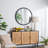 Circle Mirror with Metal Beaded Frame