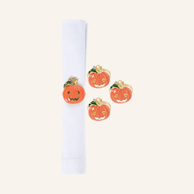 Rond de serviette citrouille