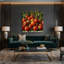 Art mural sur toile brun-2021953055
