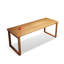 Bureau rectangulaire en bois massif Burlywood-375231279