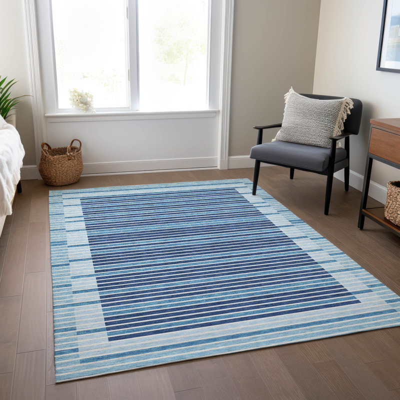 Machine Washable Indoor/Outdoor Christain ACN1407 Sky Rug, Rectangle 5' x 7'6"
