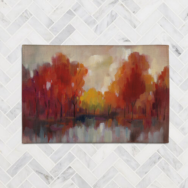 October Memories Chenille Indoor Rug, Rectangle 3' x 5'