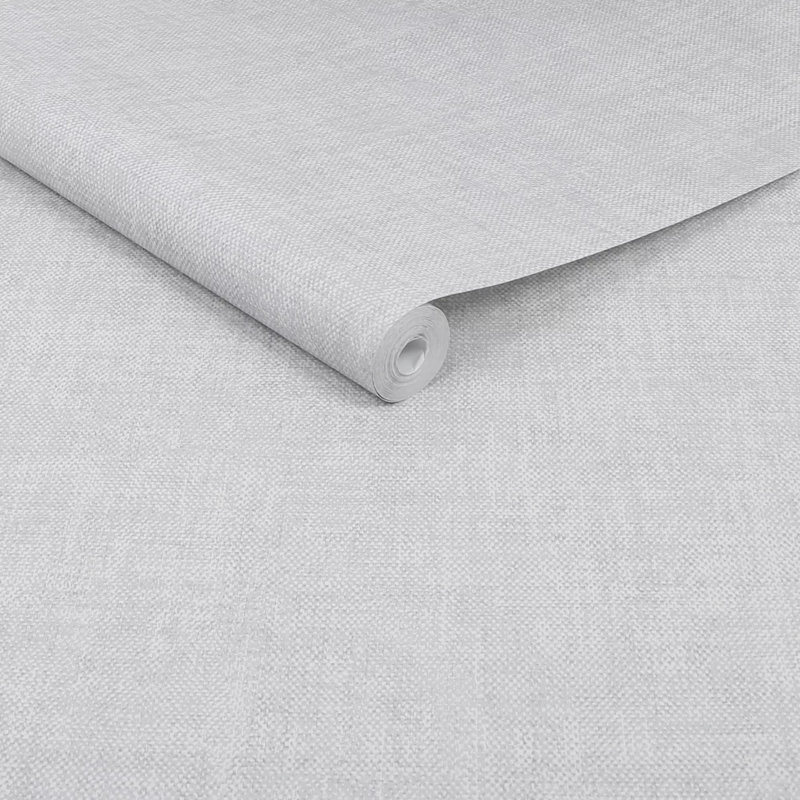 Superfresco Easy Zara Textured Plain Wallpaper, Grey