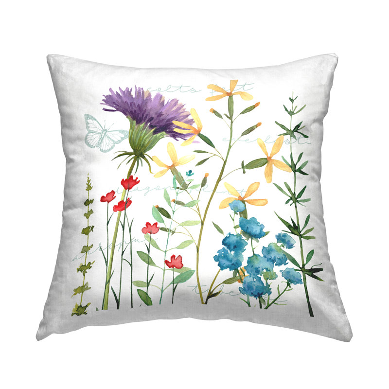 Floral Throw Pillow
