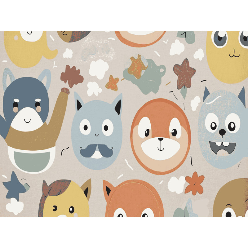 Tapis pour enfants Zoomie Kids, Rectangulaire 2 pi x 3 pi
