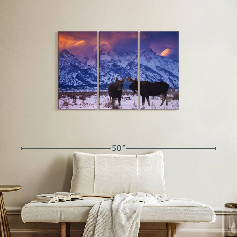 Orignal d'hiver, H 24 po x l 38 po