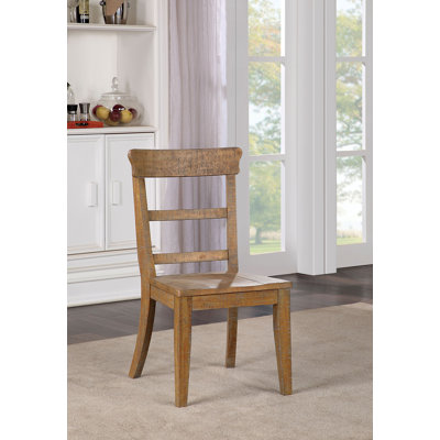 Alyisa 17.5'' H Solid Wood Side Chair