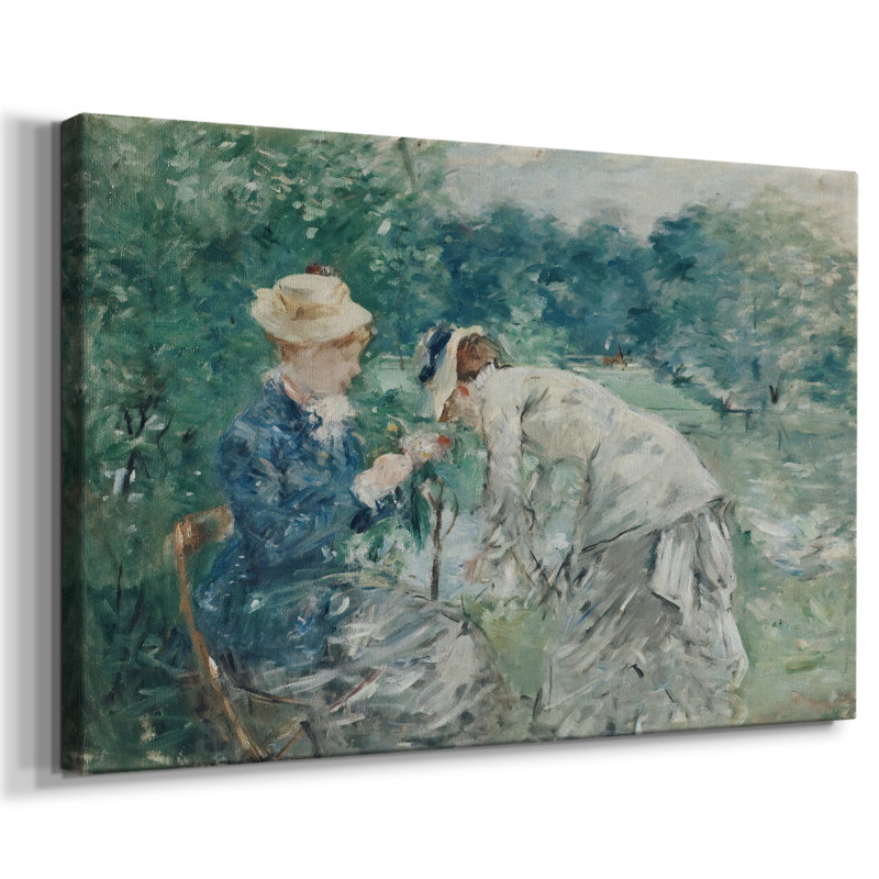 Botanique rétro - LV, H 13 po x l 19 po x P 1,5 po, Toile tendue