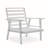 2-Piece Patio Arm Chair with Slatted Aluminum Frame - Removable Polyester Cushions, Cotton-Filled Lounge Chair for Indoor Outdoor Use-1335486586-1316367696
