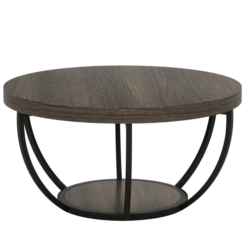 Table basse ronde, Gris