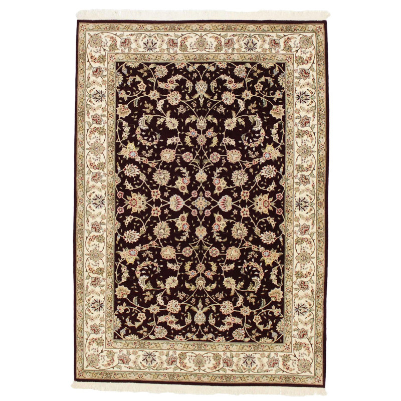 Oriental Area Rug in Burgundy