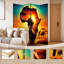 Paravent 4 panneaux pliant Royal African Silhouette Wildlife Sunset-131518214-131518213