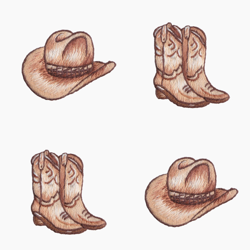 Set of 4 Cowboy Mix Cocktail Set