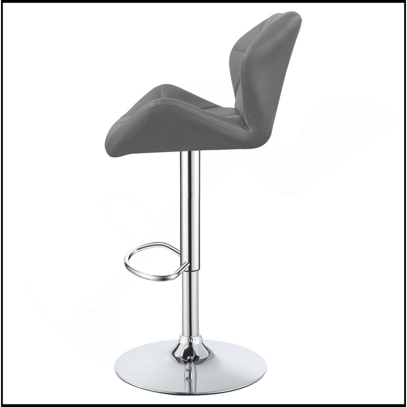 Tabouret de bar réglable (ensemble de 2), Gris