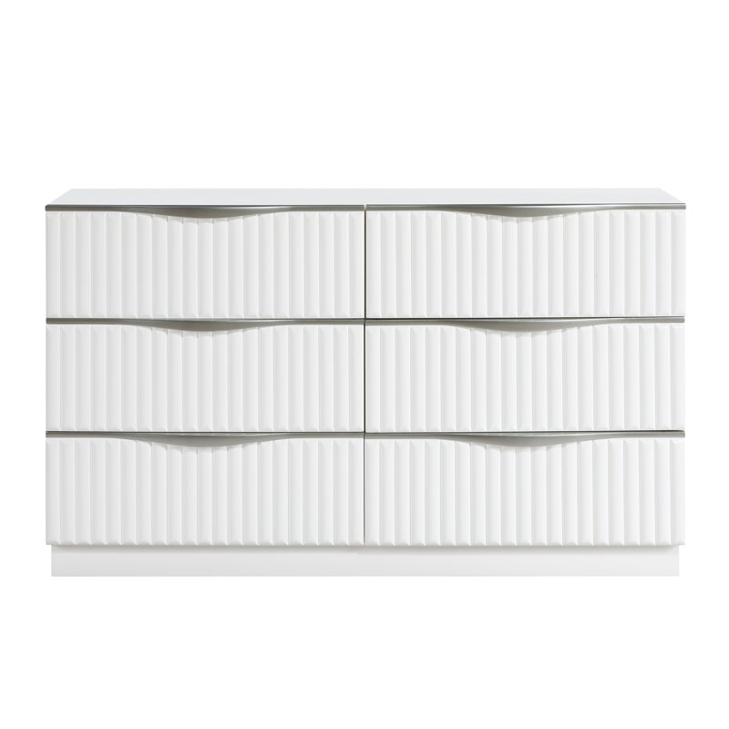 Armoire de rangement luxueuse 1 pièce avec commode à 6 tiroirs