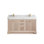 60'' Double Bathroom Vanity with Quartz Top