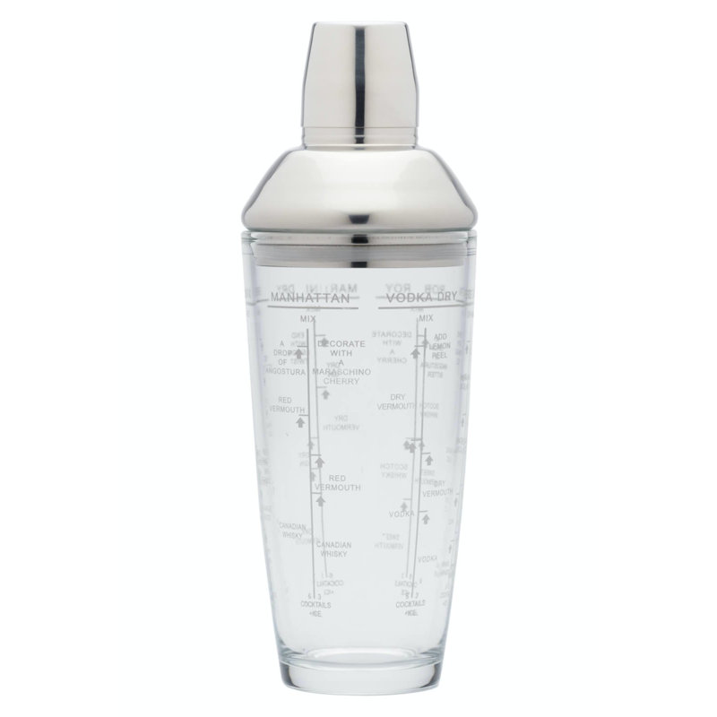 Glass Cocktail Shaker