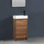 Meuble-lavabo sur pied avec meuble-lavabo autoportant