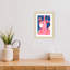 «Galya Neon Still Life No 4» par Treechild, impression sur bois encadrée-100477714-100477717