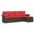 Brown Frame/Red Cushion is out of stock selected