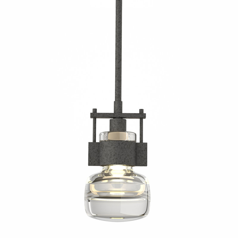 Cuff 1 - Light Single Globe Pendant, Natural Iron, Medium