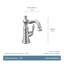 Weymouth Single Hole Bathroom Faucet With Drain Assembly-433850879