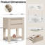 Ensemble de meuble-lavabo sur pied 30 po avec lavabo, 2 tiroirs et tablette ouverte, chêne blanc