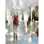 «Red Dress Woman», reproduction sur toile