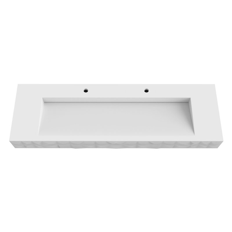 Knightsbrook 60" Floating Wall Mounted Bathroom Sink