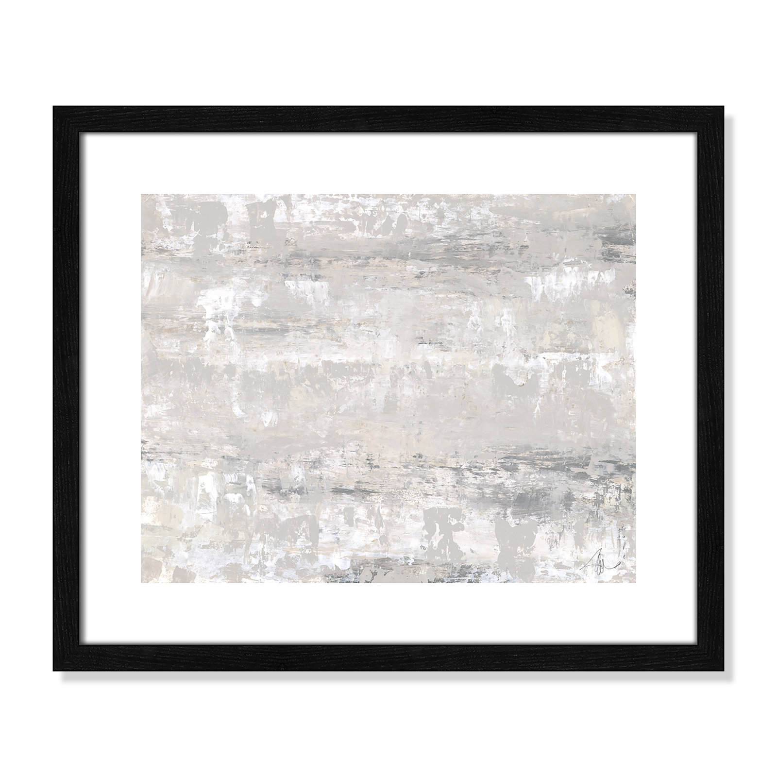 Tryston "Desert Winds" Print by Filippo Ioco, 16" H x 19" W x 0.75" D, Black Wood Framed Paper