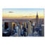 NYC at Sunset, reproduction de photo sur toile tendue-18234317
