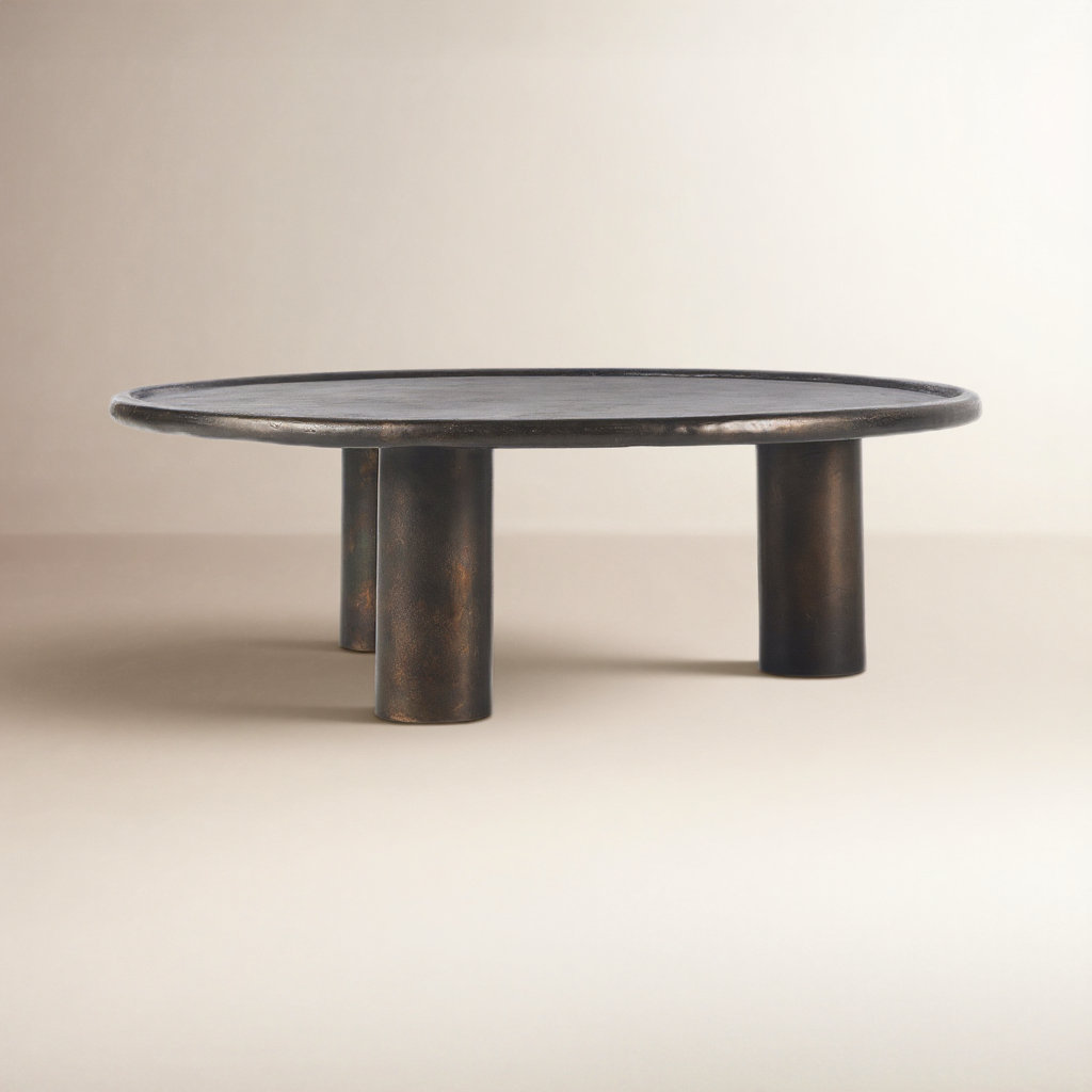 50" Bronze Coffee Table