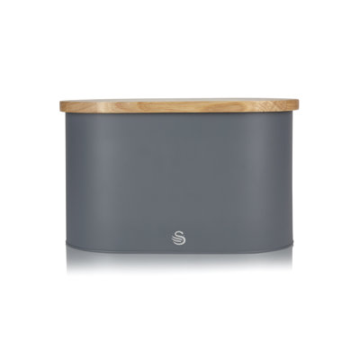 Swan Nordic Bread Bin with Cutting Board