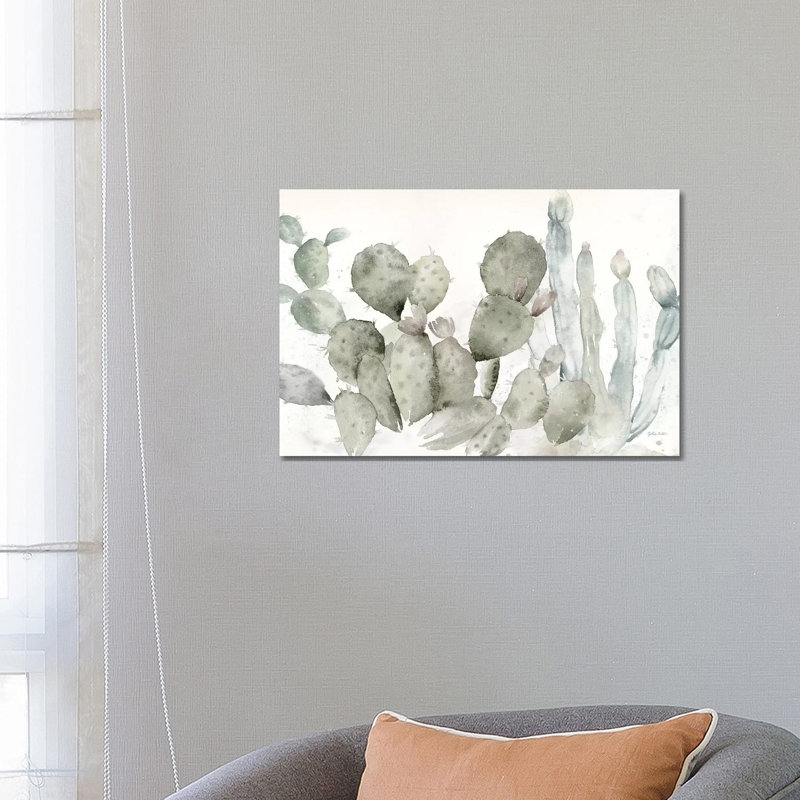 Cactus Garden Landscape by Cynthia Coulter - Wrapped Canvas Print, 66.04 cm H x 45.72 cm W x 3.175 cm D