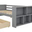 Lit de jour simple avec tablettes et tiroirs-1180589473