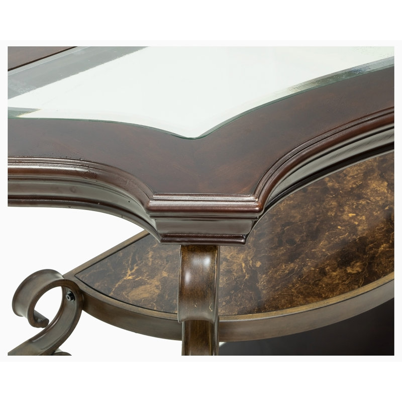 Console Tasonia, Brown, Brown/Clear