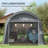 9 ft. 10 in. W x 9 ft. 10 in. D Storage Shed
