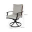 Swivel Patio Dining Armchair with Cushion