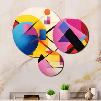 Abstract Wall Decor on Metal