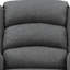 Chaise berçante avec accoudoirs évasés