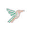  | Enseigne néon à motif colibri | Fabriqué avec des tubes néon durables et écoénergétiques offrant un éclairage uniforme et lumineux pendant plus de 50 000 heures sans décoloration ni scintillement | 24 x 30 | Vert, orange